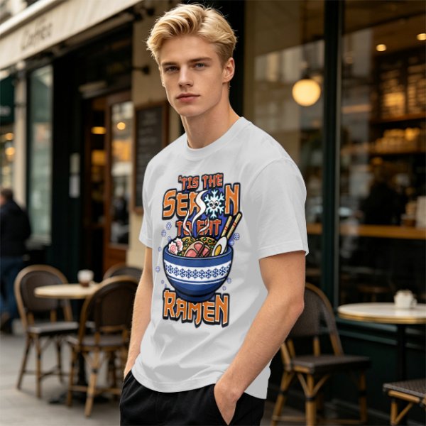 Tis The Season To Eat Ramen Graphic T-Shirt