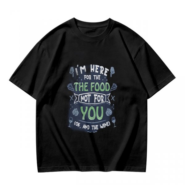 Olive graphic t-shirt with funny food and wine quote design