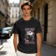 Olive t-shirt with live fast play dead opossum biker graphic