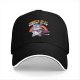 Anxiety Is My Superpower Cat Graphic Black Baseball Cap