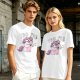 Olive T-Shirt with Too Fab Cool Unicorn Graphic Print