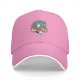 Black Baseball Cap with Totoro and Catbus Anime Graphic