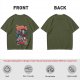 Olive green t-shirt with Doctor Who themed Whovio's cereal graphic