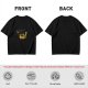 Olive T-Shirt With Whimsical Cat Fish Hybrid Graphic