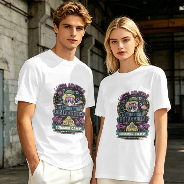 Lucca Ashtear Mechanical Engineering Summer Camp T-Shirt