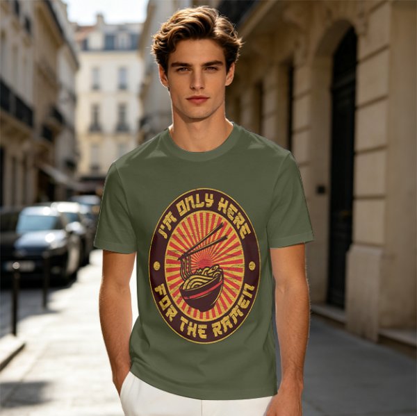 I'm Only Here For The Ramen Graphic Tee