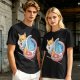 Olive T-shirt with Shiba Inu in Ramen Cup Graphic