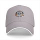 Black Baseball Cap With Cute Raccoon Working On Laptop Print