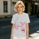 Olive T-Shirt With Cute Axolotl Relaxalotl Graphic Print