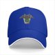 Black Baseball Cap With Toothless Dragon Coffee Cup Print