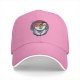 Black Baseball Cap With Surreal Sushi Portrait Graphic