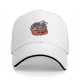 Black Baseball Cap With Halloween Pumpkin Ramen Bowl Graphic