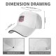 Black Baseball Cap With Retro Juice Box Graphic Print