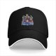 Black Baseball Cap with Villain Fantasy Character Graphic