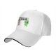Black baseball cap with 'Humans Are A Virus' alien unicorn graphic