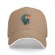 Black Baseball Cap With Fantasy Warrior Art Print