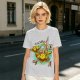 Chocobo Rider with Retro Game Character Graphic T-Shirt