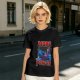 Olive Graphic T-Shirt with 'MORE POWER' and Muscular Skeleton Character