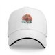 Black Baseball Cap With Elemental Fire And Water Art Print