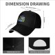 Black Baseball Cap With Cartoon Boys Crossing Stream Artwork