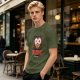 Olive T-Shirt With Cute Sushi Heart Graphic That Says I Love Sushi