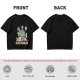 Olive T-Shirt With Funny Cat Graphic 'Catholic' Print