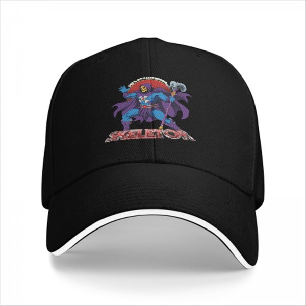 Black Baseball Cap Featuring Skeletor from Masters of the Universe