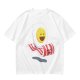 Olive T-Shirt With Happy Fried Egg And Bacon Graphic Print