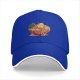 Black Baseball Cap With Cute Ramen Bowl Graphic Design