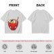Olive T-Shirt With Cute Cartoon Ramen Bowl Graphic
