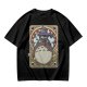 Olive Green T-Shirt With My Neighbor Totoro Art Nouveau Print