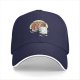 Black Baseball Cap With Funny Sushi Laundry Rack Graphic