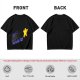 Olive Graphic T-Shirt With Star And Rainbow Text Design