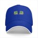 Black Baseball Cap With Retro Pixel Computer Emoji Design