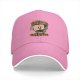 Black baseball cap with funny email cartoon graphic and text
