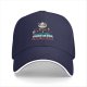 Black baseball cap with panda graphic and 'Sleep is for the dead' text