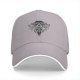 Black Baseball Cap With Fantasy Crest Emblem