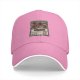 Black Baseball Cap With Demogorgons Graphic Print