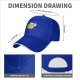 Black Baseball Cap With Saitama 'Ok' Meme Graphic Print