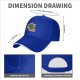 Black baseball cap with funny Christmas cat wobbling defense print