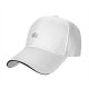 Black Baseball Cap With Small D20 Dice Graphic On Front