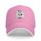 Black baseball cap with earth and coffee themed graphic print