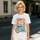 One Piece Going Merry Ship Stamp Graphic T-Shirt