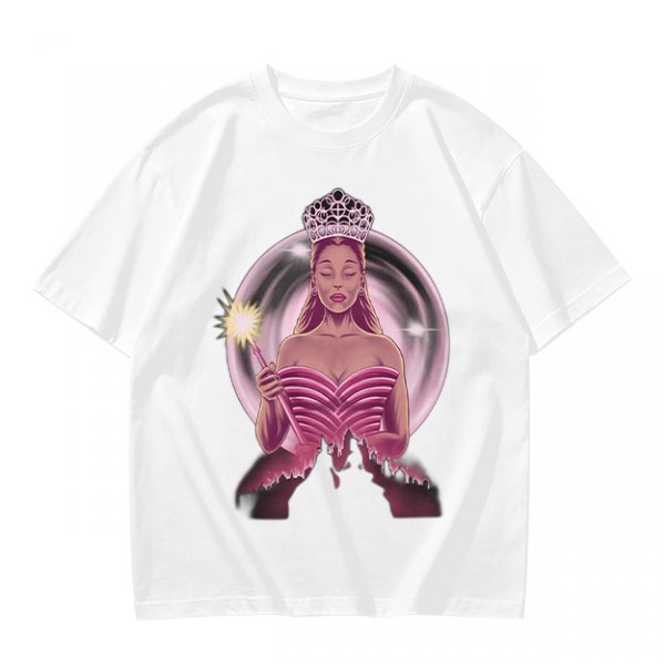 Olive T-Shirt With Glinda The Good Witch Graphic Print