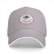 Black Baseball Cap With Aperture Bakery Cake Logo Print
