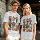 Christmas Capybara Characters Graphic T-Shirt