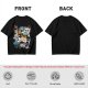 Olive T-Shirt With Pirate Squad Skull Character Print