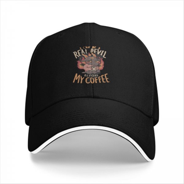 I Can Be A Real Devil Before My Coffee Baseball Cap