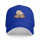 Black baseball cap with cute ghost 'Wanna Be My Valentine?' print
