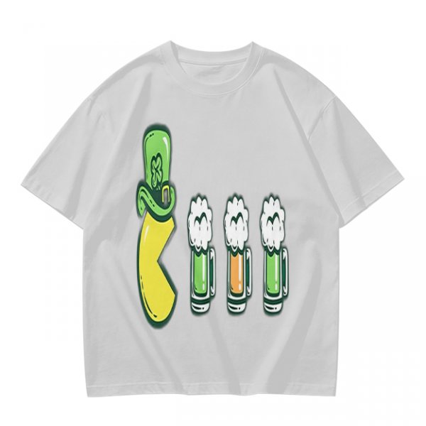 St. Patrick's Day Beer and Leprechaun Hat Graphic T-Shirt
